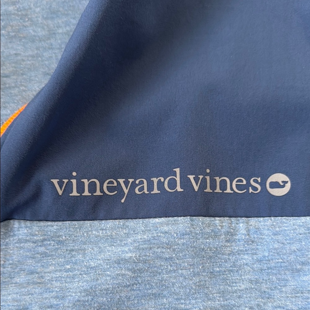 Vineyard Vines Blue Quarter-Zip Pullover - Picture 3 of 3